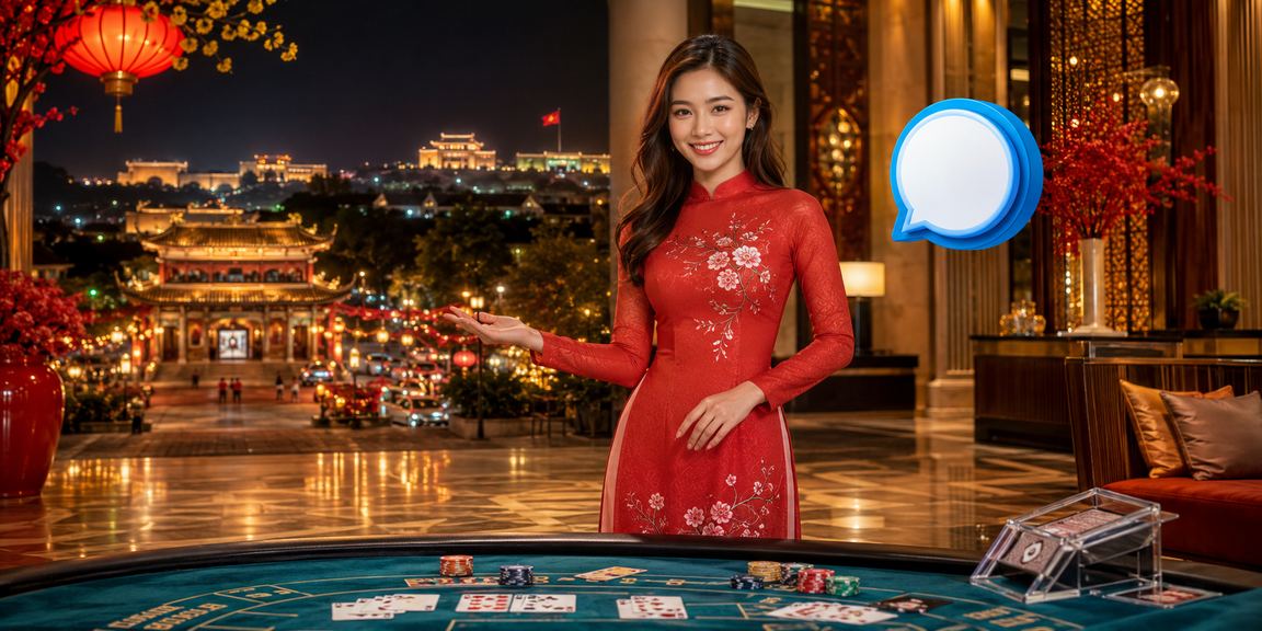 Lễ hội Baccarat sôi động tại Huế với người chơi tham gia casino trực tuyến